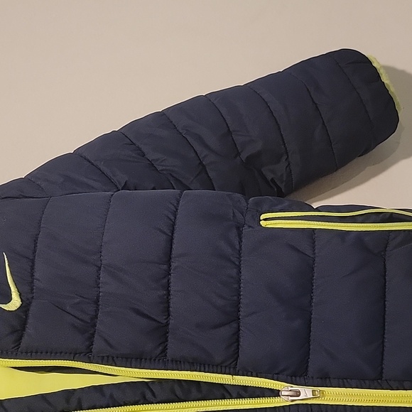 Nike puffer boys size 4 small neon and blue - Picture 5 of 7
